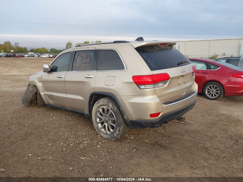 2014 Jeep Grand Cherokee Limited VIN: 1C4RJFBG6EC565831 Lot: 40494977