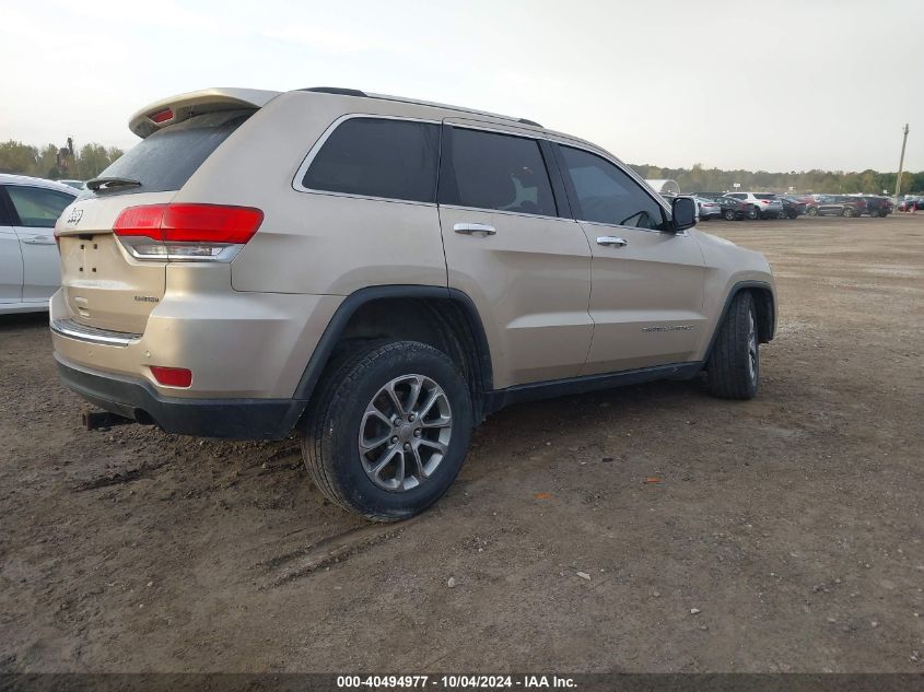 2014 Jeep Grand Cherokee Limited VIN: 1C4RJFBG6EC565831 Lot: 40494977