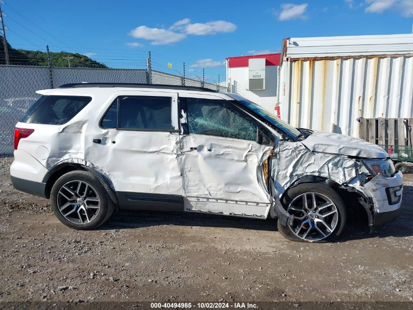 2017 Ford Explorer Sport VIN: 1FM5K8GT8HGC31841 Lot: 40494985