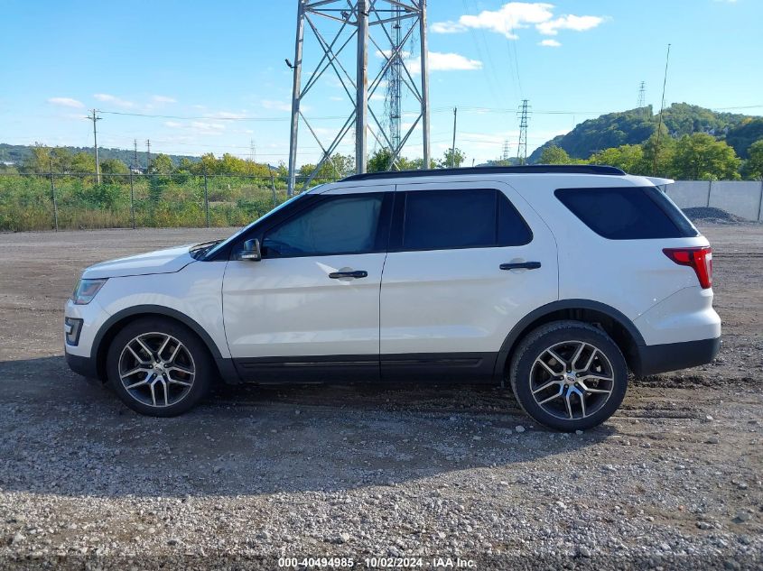 2017 Ford Explorer Sport VIN: 1FM5K8GT8HGC31841 Lot: 40494985