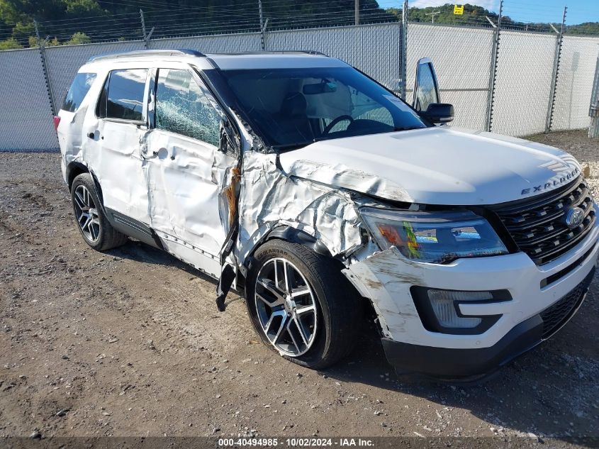 2017 Ford Explorer Sport VIN: 1FM5K8GT8HGC31841 Lot: 40494985