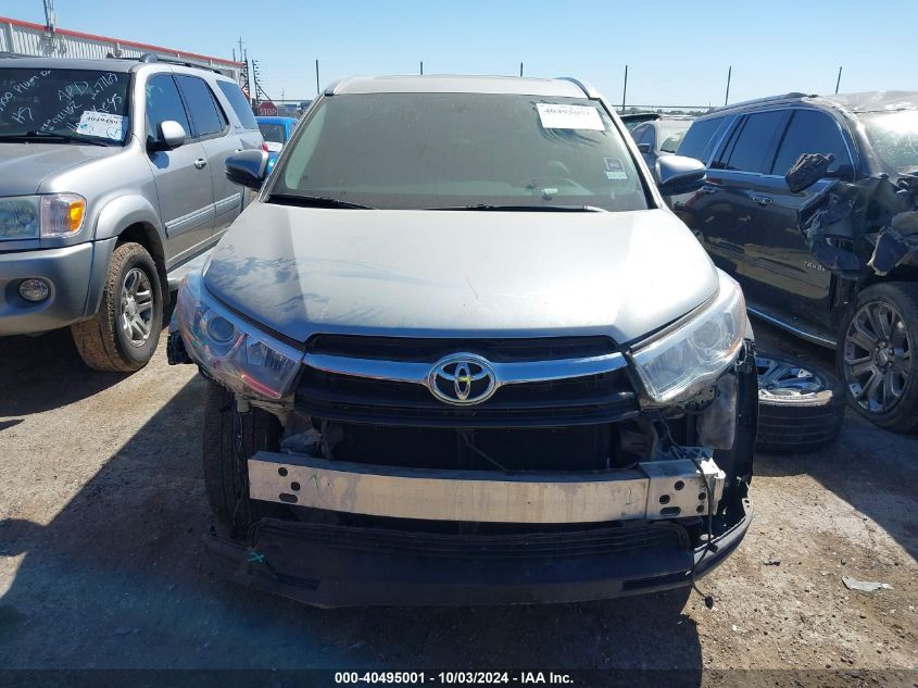 5TDKKRFH2GS507378 2016 Toyota Highlander Xle V6