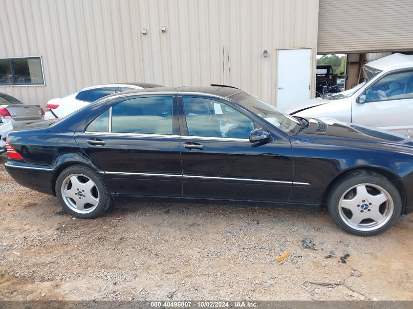 2002 Mercedes-Benz S 430 VIN: WDBNG70J32A281757 Lot: 40495007