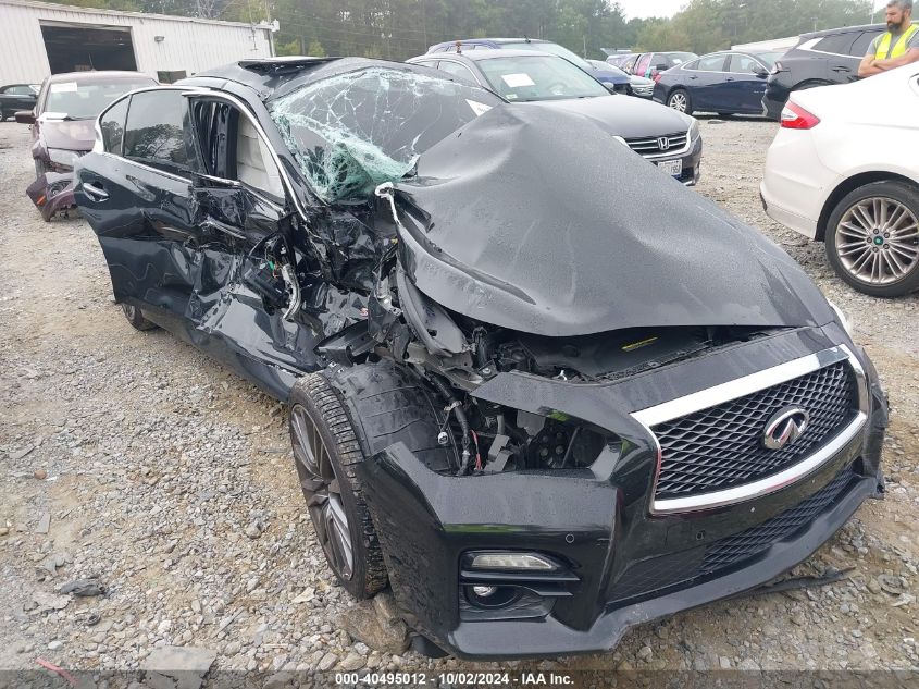 2017 Infiniti Q50 3.0T Red Sport 400 VIN: JN1FV7AP7HM851297 Lot: 40495012