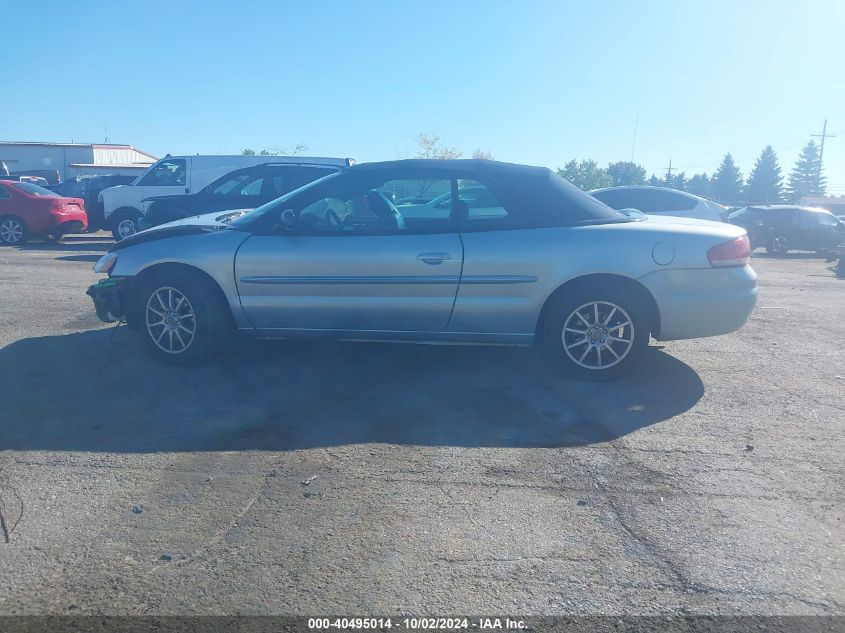 2002 Chrysler Sebring Limited VIN: 1C3EL65R22N133036 Lot: 40495014