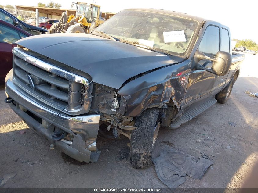 2002 Ford F-250 Lariat/Xl/Xlt VIN: 1FTNW20F62ED29490 Lot: 40495038