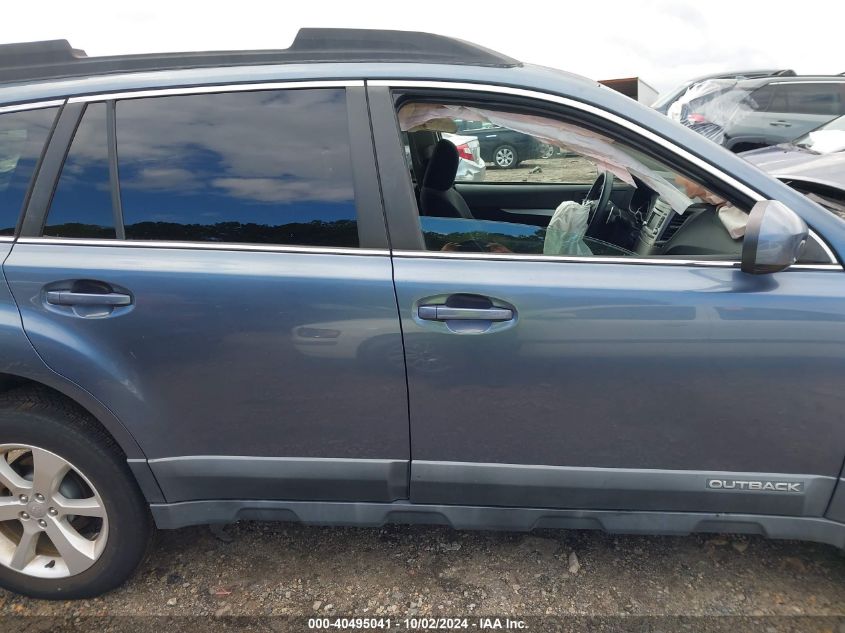 2014 Subaru Outback 2.5I Premium VIN: 4S4BRBCC1E3224105 Lot: 40495041