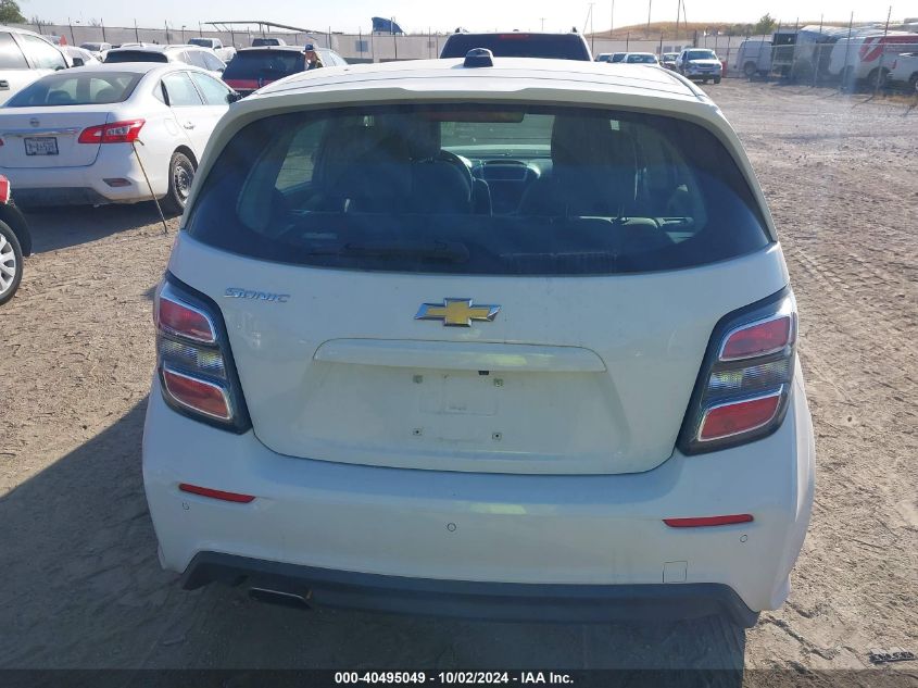 1G1JG6SB2K4139102 2019 Chevrolet Sonic Lt Auto