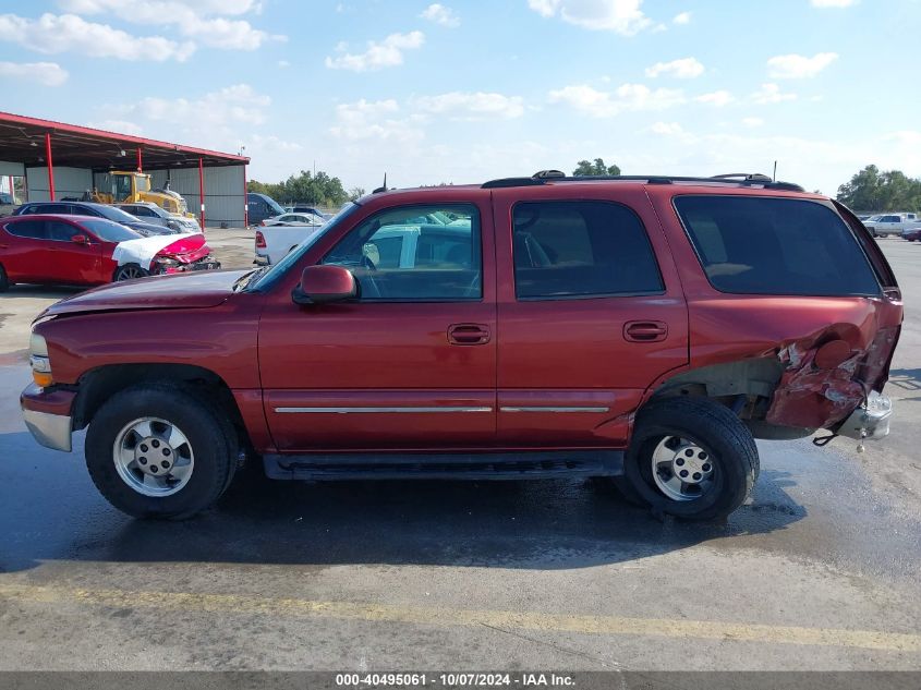 2003 Chevrolet Tahoe Lt VIN: 1GNEC13Z43R145708 Lot: 40495061