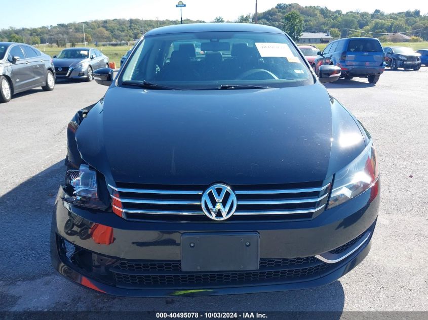 2013 Volkswagen Passat 2.5L Se VIN: 1VWBH7A38DC011896 Lot: 40495078