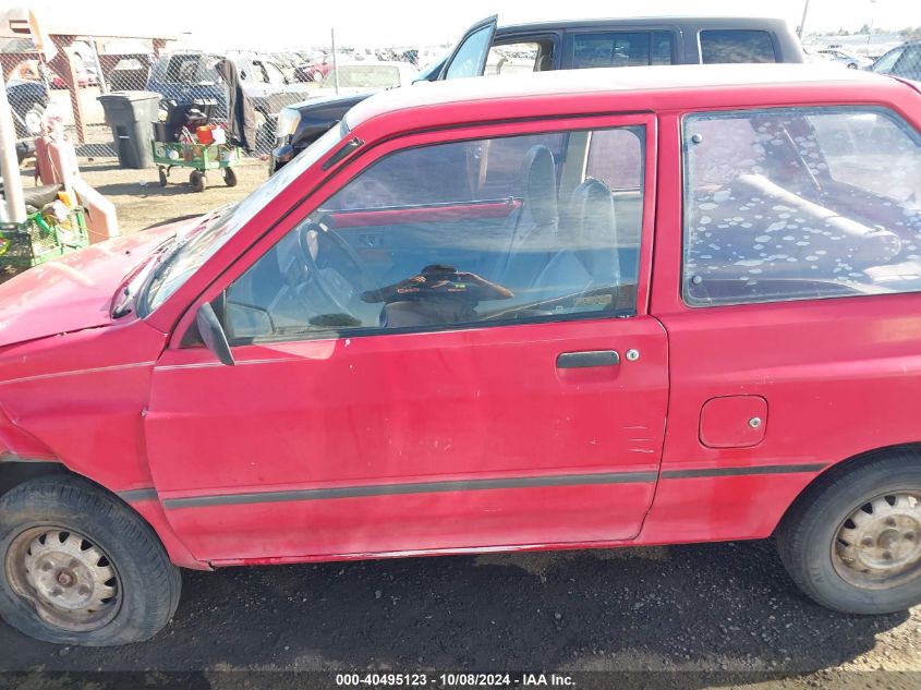 KNJPT05H6M6136363 1991 Ford Festiva L L