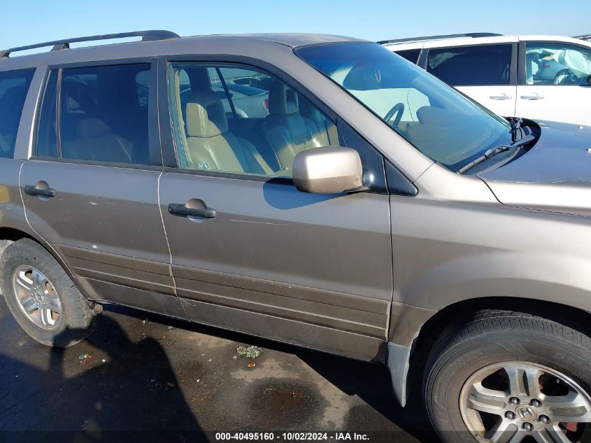 2003 Honda Pilot Ex-L VIN: 2HKYF18583H538802 Lot: 40495160