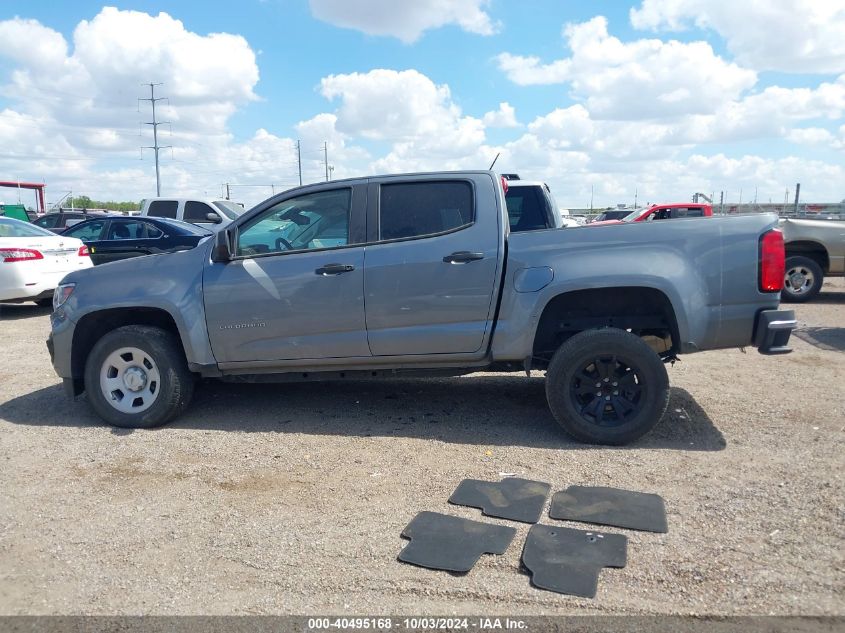 2022 Chevrolet Colorado 2Wd Short Box Wt VIN: 1GCGSBEA6N1282037 Lot: 40495168