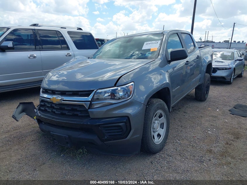 2022 CHEVROLET COLORADO 2.5L I-4 DI, DOHC, V(VIN: 1GCGSBEA6N1282037
