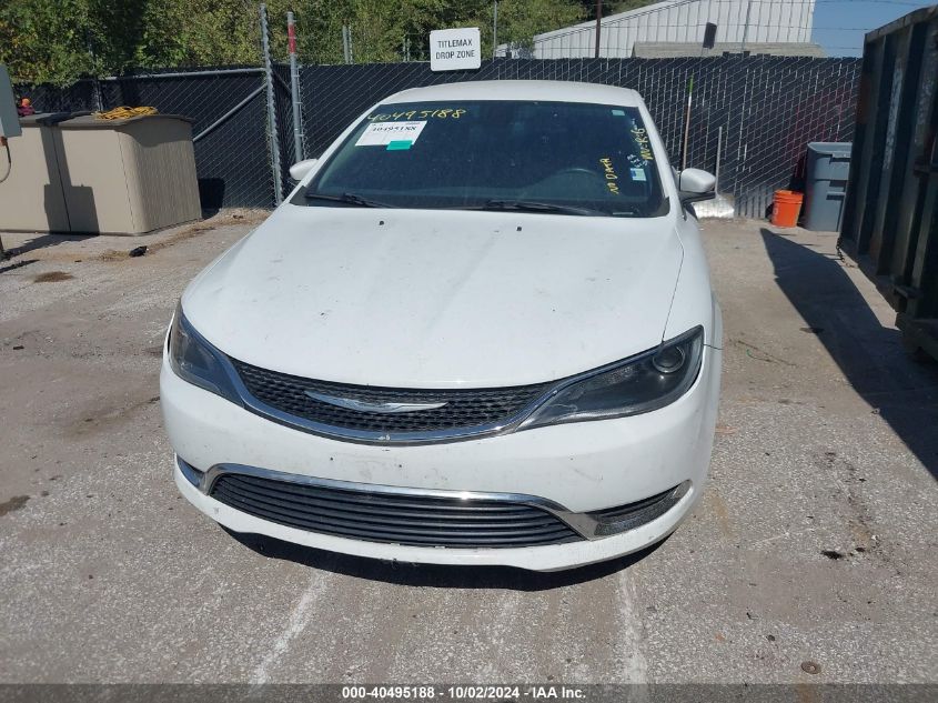 2015 Chrysler 200 Limited VIN: 1C3CCCAB0FN744610 Lot: 40495188