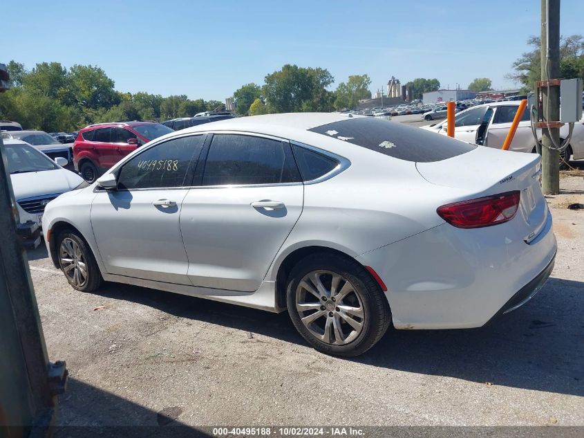 2015 Chrysler 200 Limited VIN: 1C3CCCAB0FN744610 Lot: 40495188