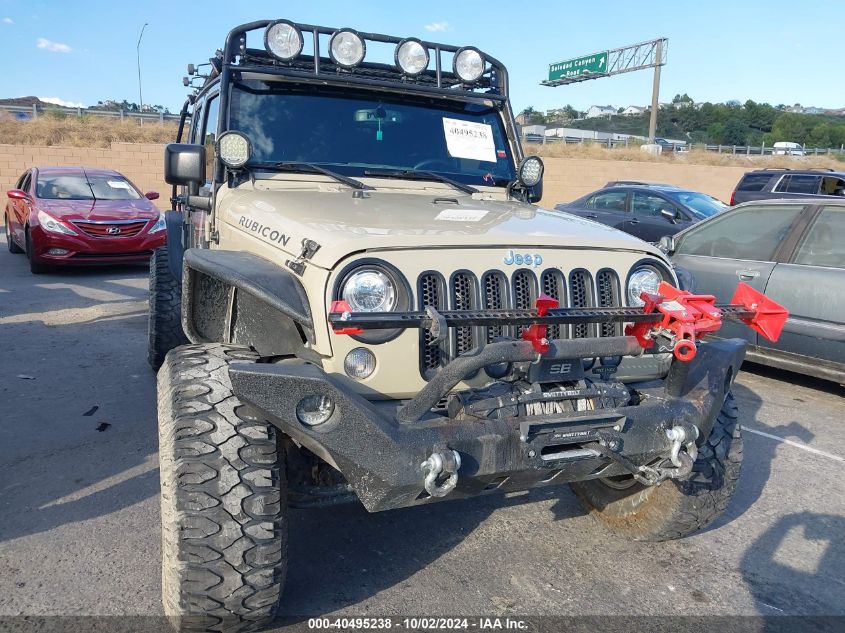 2018 Jeep Wrangler Jk Unlimited Rubicon 4X4 VIN: 1C4BJWFG4JL891312 Lot: 40495238