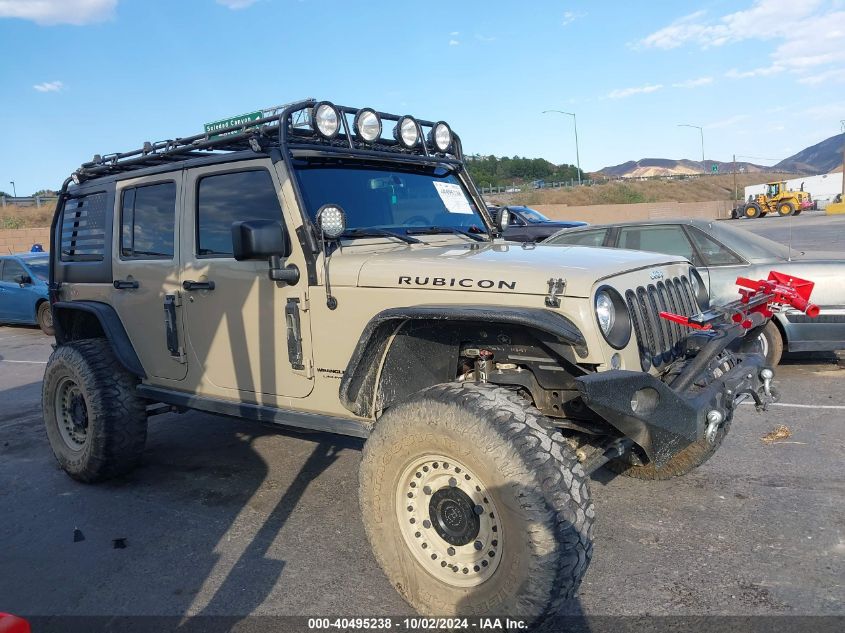 2018 Jeep Wrangler Jk Unlimited Rubicon 4X4 VIN: 1C4BJWFG4JL891312 Lot: 40495238