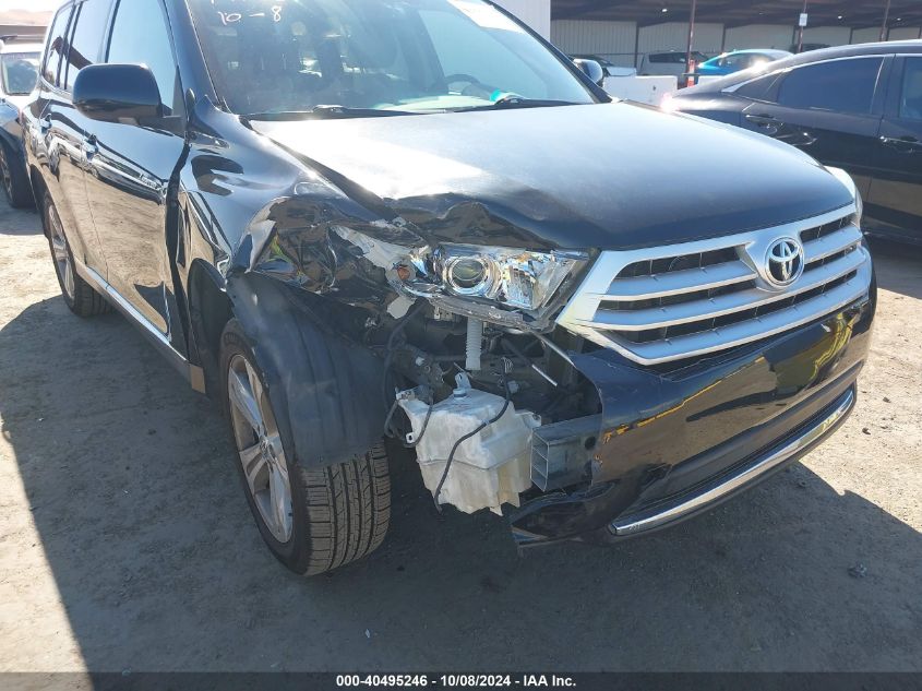 5TDDK3EH7CS165752 2012 Toyota Highlander Limited V6