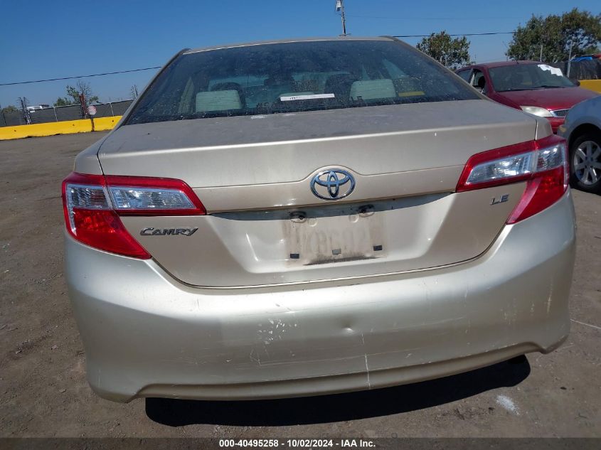 2012 Toyota Camry Le VIN: 4T4BF1FK9CR196735 Lot: 40495258