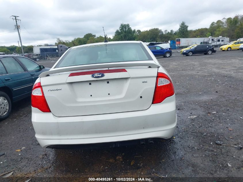 2012 Ford Fusion Se VIN: 3FAHP0HA9CR162845 Lot: 40495261