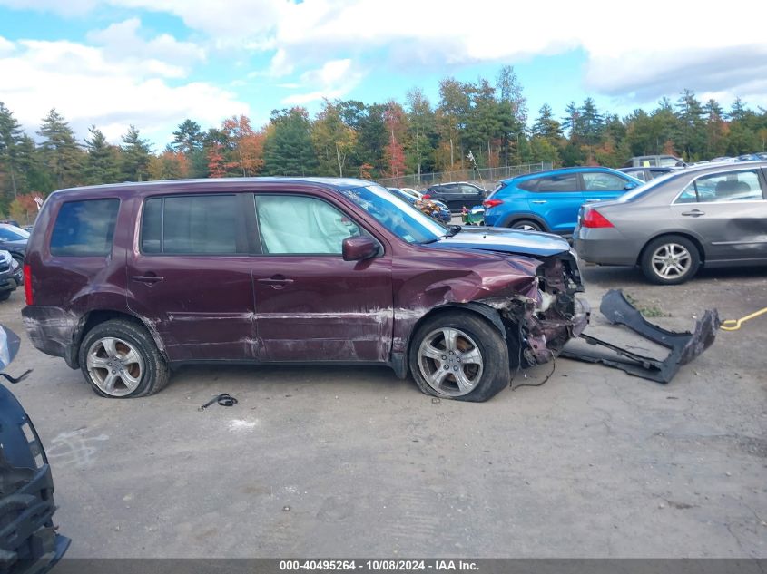 2014 Honda Pilot Exl VIN: 5FNYF4H50EB028172 Lot: 40495264