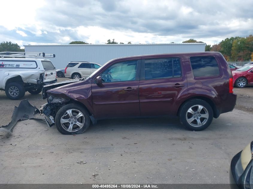 2014 Honda Pilot Exl VIN: 5FNYF4H50EB028172 Lot: 40495264