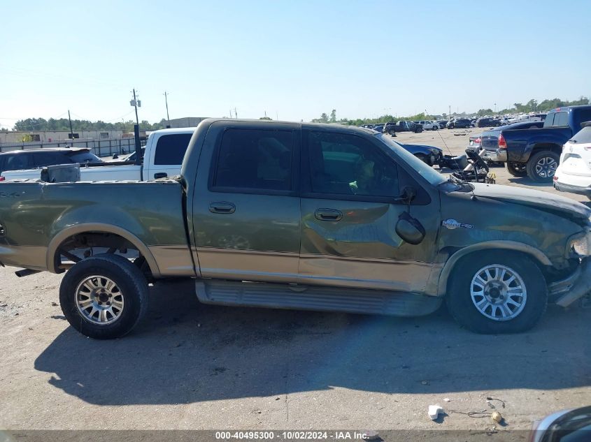 2002 Ford F-150 Lariat/Xlt VIN: 1FTRW08L32KC55754 Lot: 40495300