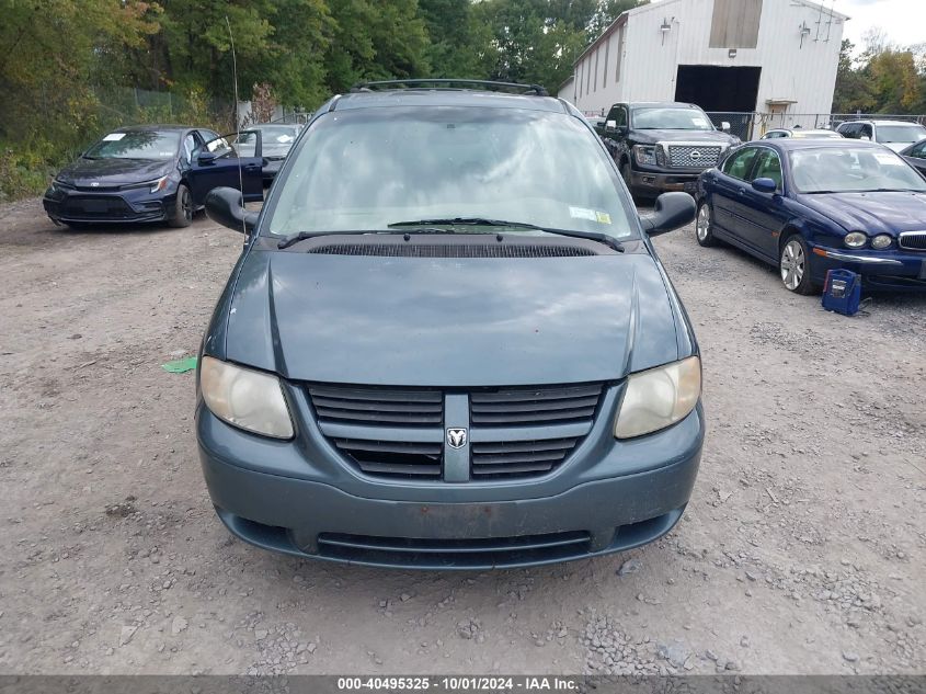 2007 Dodge Grand Caravan Se VIN: 1D4GP24RX7B186615 Lot: 40495325