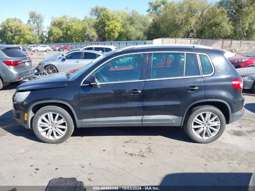 2011 Volkswagen Tiguan Se VIN: WVGAV7AXXBW551770 Lot: 40495346