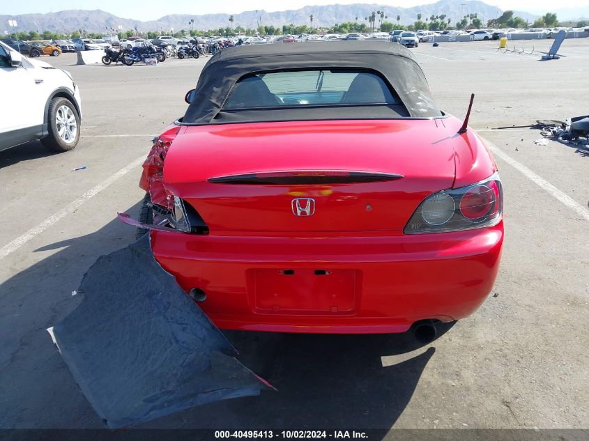 2003 Honda S2000 VIN: JHMAP11483T001065 Lot: 40495413