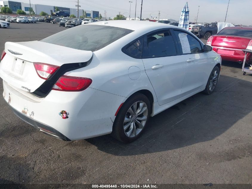 2015 Chrysler 200 S VIN: 1C3CCCBB5FN596906 Lot: 40495448