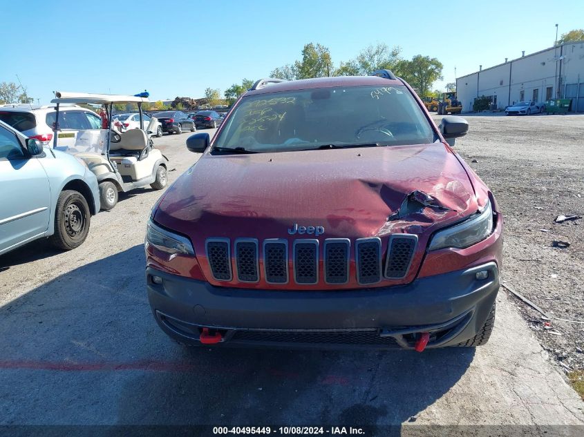 2020 Jeep Cherokee Trailhawk 4X4 VIN: 1C4PJMBX2LD575257 Lot: 40495449