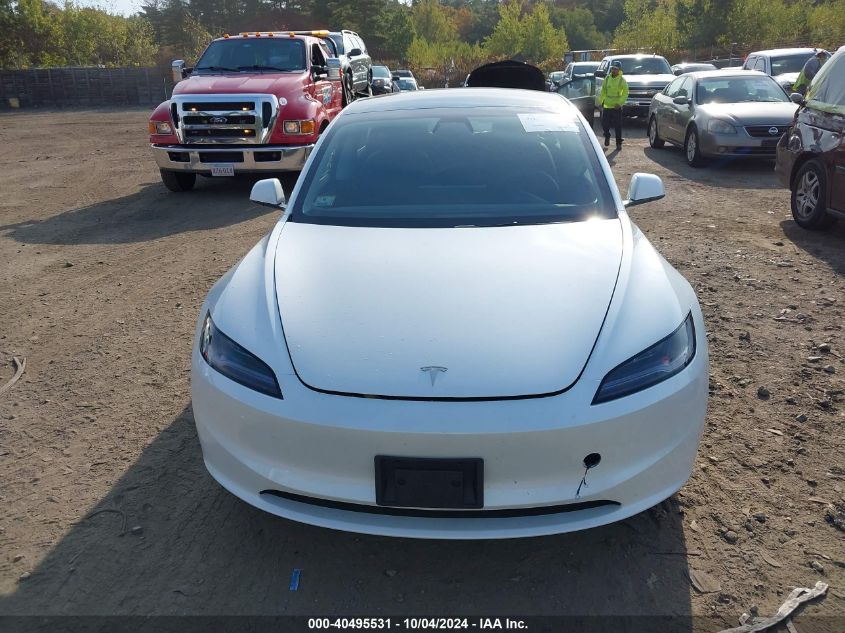 5YJ3E1EA6RF846718 2024 Tesla Model 3 Rear-Wheel Drive