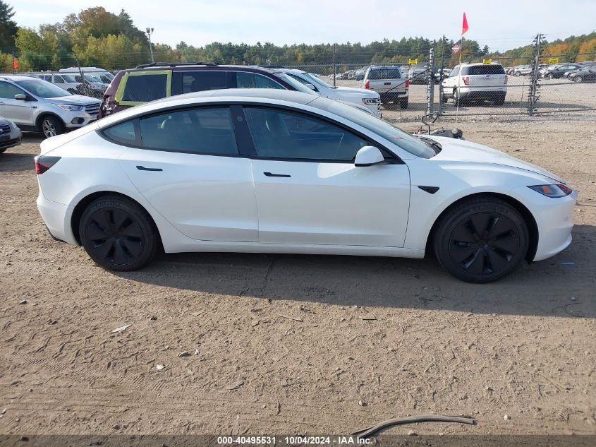 5YJ3E1EA6RF846718 2024 Tesla Model 3 Rear-Wheel Drive