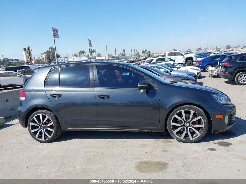 2014 Volkswagen Gti Driver's Edition VIN: WVWGD7AJ6EW005484 Lot: 40495550