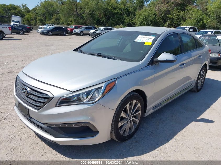 5NPE34AFXGH427349 2016 HYUNDAI SONATA - Image 2