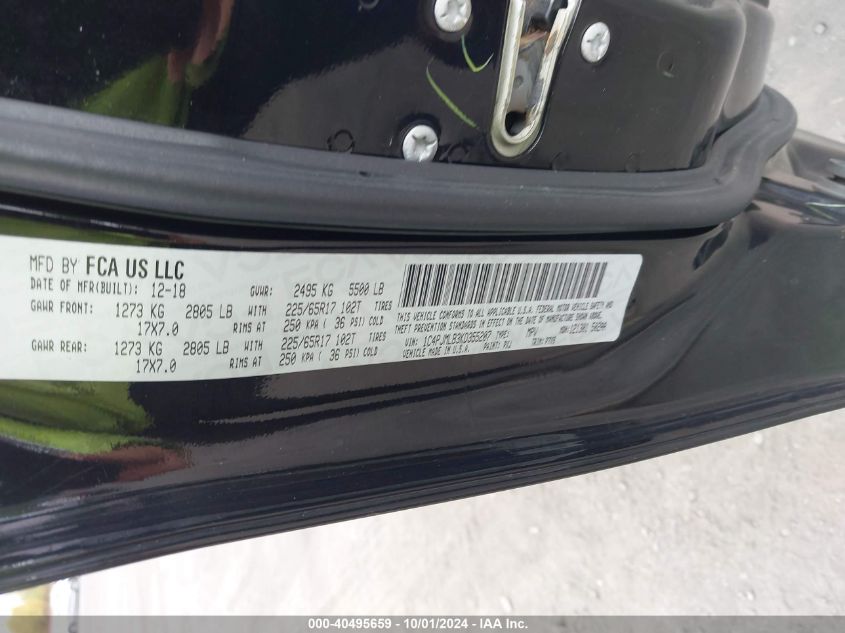 1C4PJMLB3KD355207 2019 Jeep Cherokee Latitude Plus 4X4