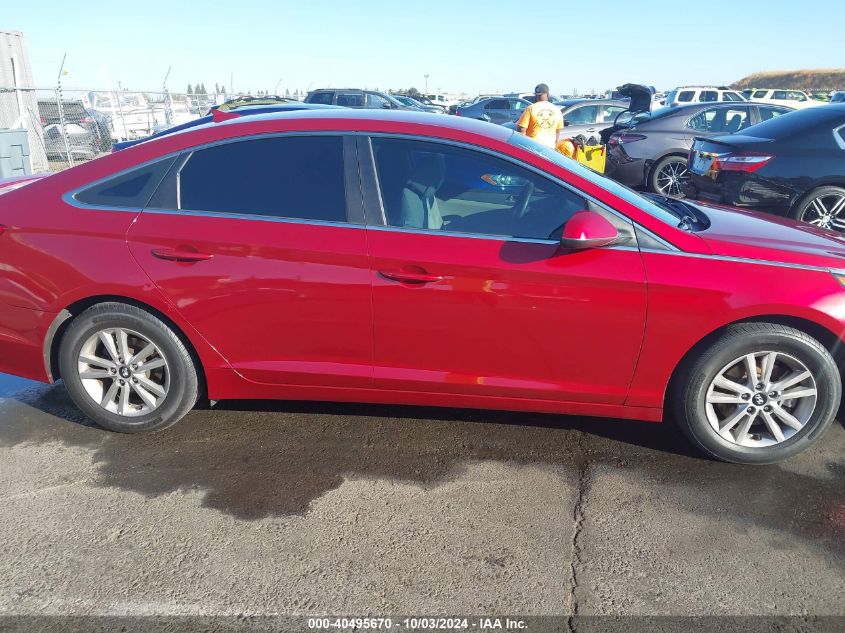 2016 Hyundai Sonata Se VIN: 5NPE24AF6GH344942 Lot: 40495670