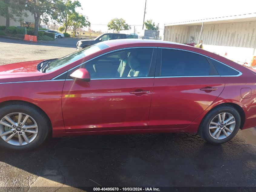 2016 Hyundai Sonata Se VIN: 5NPE24AF6GH344942 Lot: 40495670