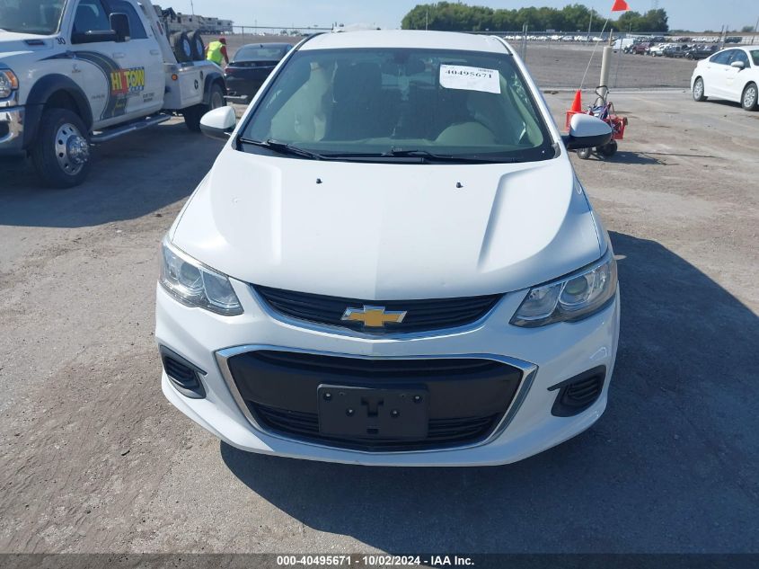 2017 Chevrolet Sonic Lt Auto VIN: 1G1JG6SH5H4173080 Lot: 40495671