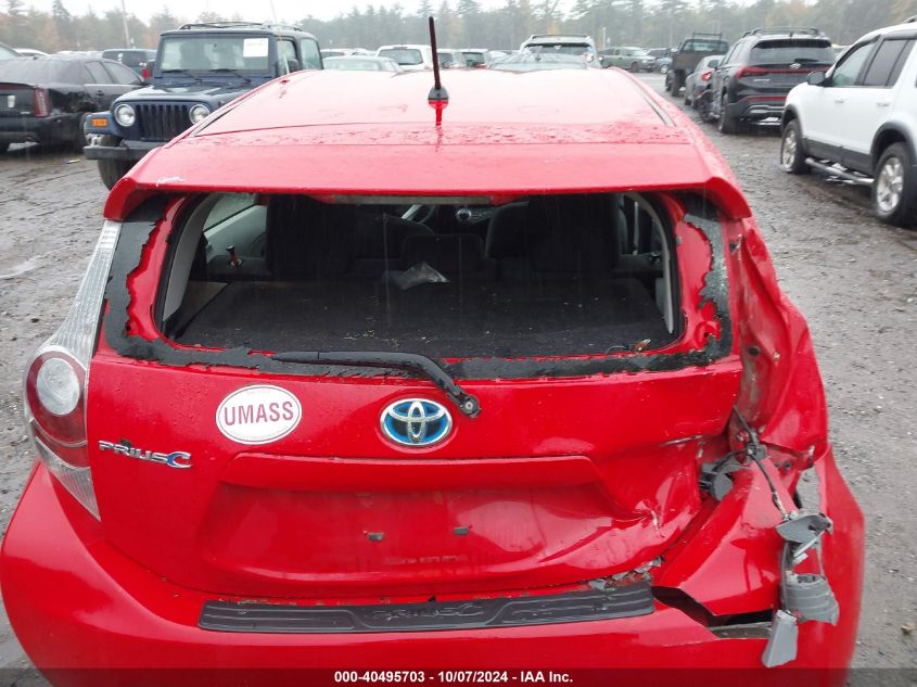 2013 Toyota Prius C Two VIN: JTDKDTB30D1047812 Lot: 40495703