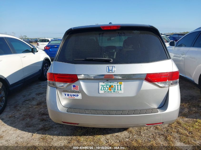 2015 Honda Odyssey Ex-L VIN: 5FNRL5H62FB026520 Lot: 40495705