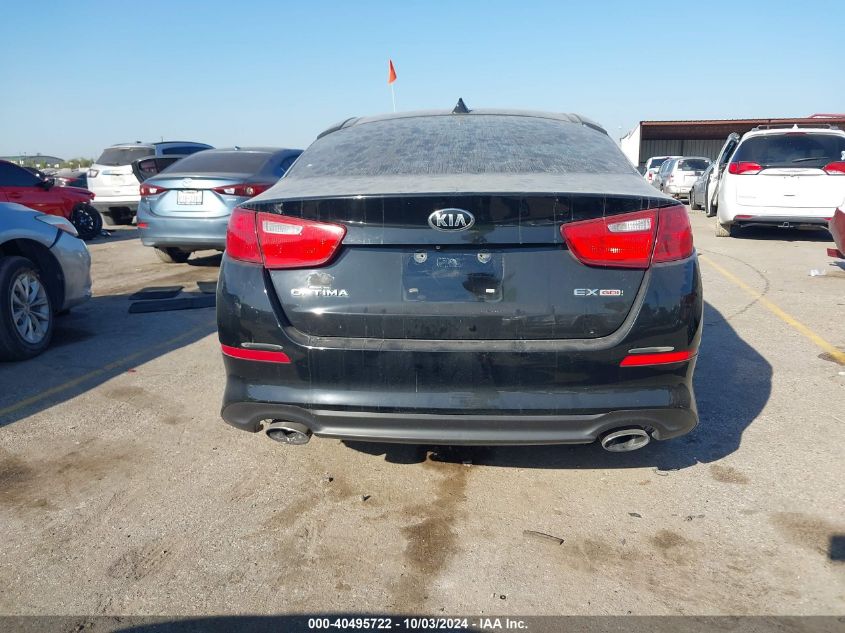 2014 Kia Optima Ex VIN: 5XXGN4A75EG350636 Lot: 40495722