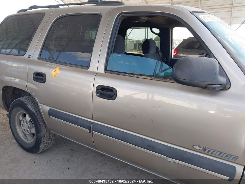 2002 Chevrolet Tahoe Ls VIN: 1GNEC13V92R314035 Lot: 40495732