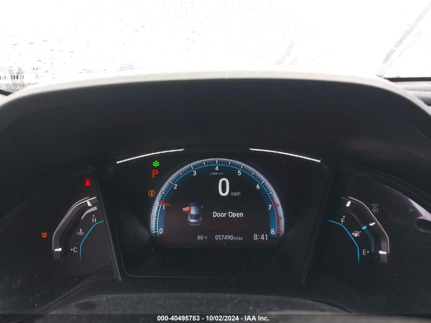 19XFC2F63KE039247 2019 Honda Civic Lx