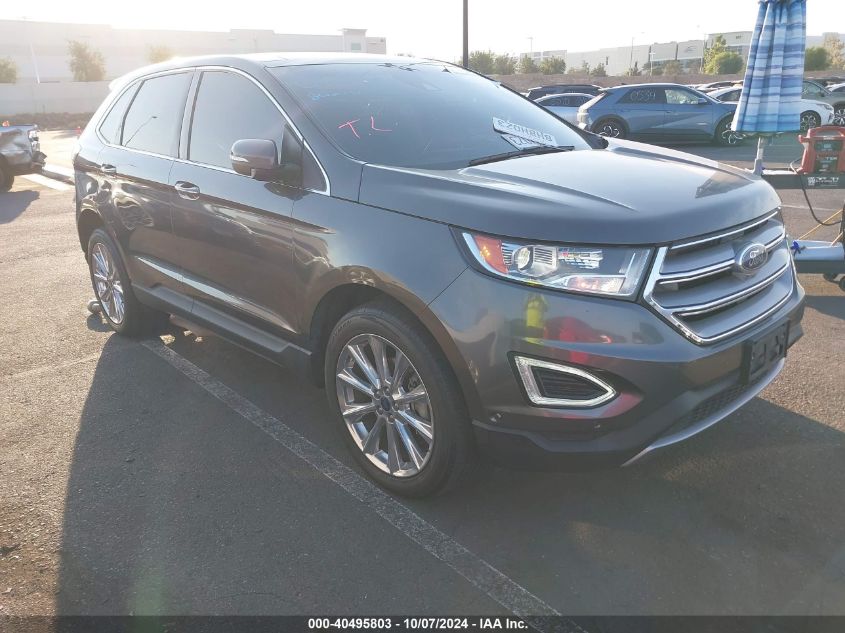 2018 Ford Edge Titanium VIN: 2FMPK3K98JBC47753 Lot: 40495803