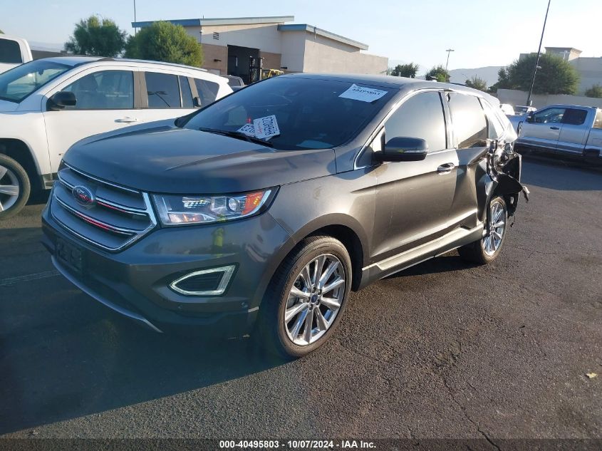 2018 Ford Edge Titanium VIN: 2FMPK3K98JBC47753 Lot: 40495803