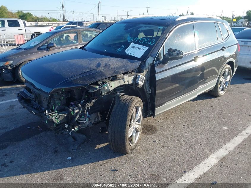 2018 Volkswagen Tiguan 2.0T Sel Premium VIN: 3VV5B7AX1JM002585 Lot: 40495823