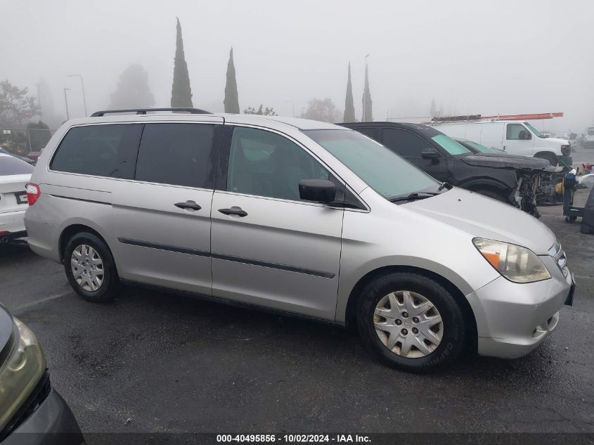 2006 Honda Odyssey Lx VIN: 5FNRL38236B097694 Lot: 40495856